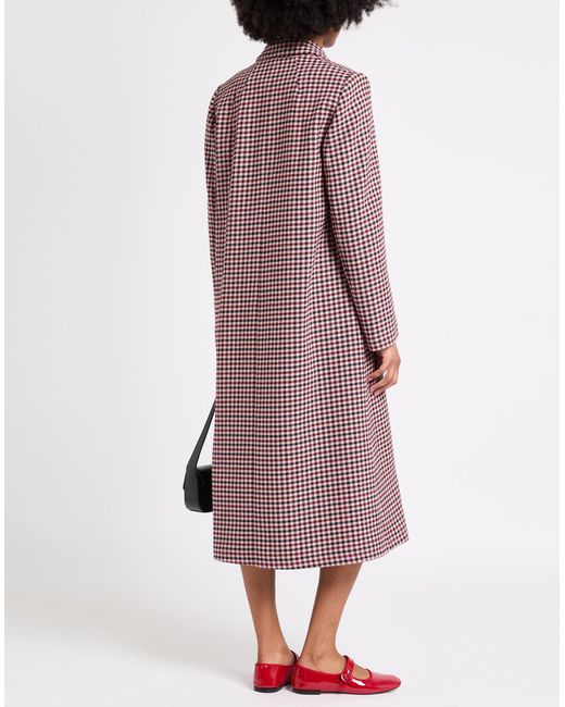 Shirtaporter Purple Coat Wool, Polyester, Polyamide