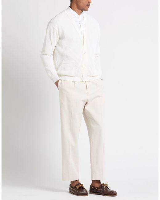 Roberto Collina White Cardigans for men