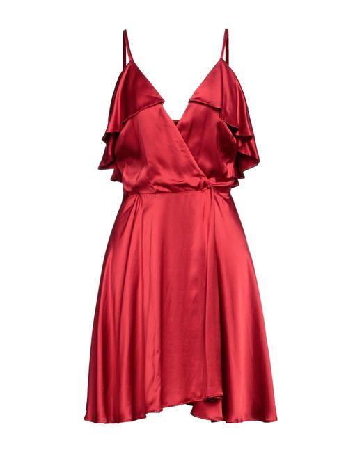John Richmond Red Midi Dress