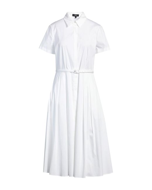 Vestito Midi di Theory in White