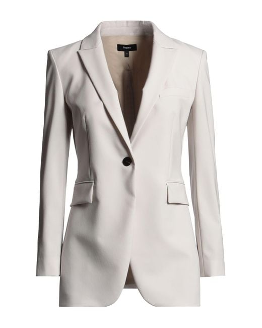 Theory White Blazer