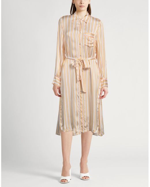 Forte Forte Natural Midi-Kleid