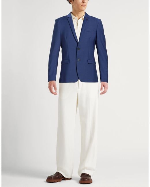 Patrizia Pepe Blue Blazers for men