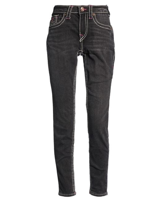 True Religion Gray Jeans Cotton, Polyester, Elastane