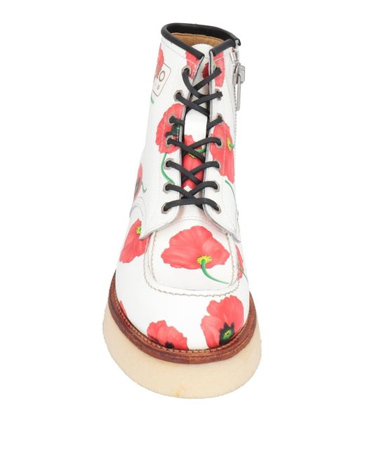 KENZO Pink Ankle Boots for men