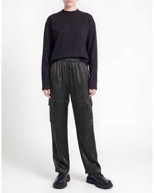 8pm Gray Charcoal Pants Polyester