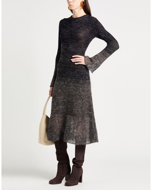 Proenza Schouler Black Midi-Kleid