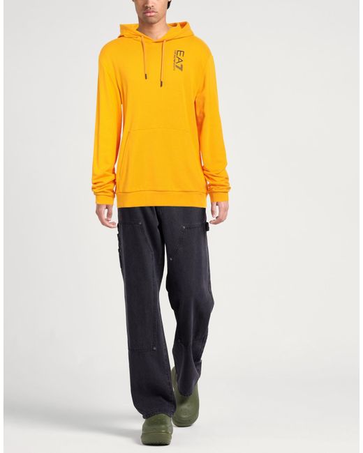 EA7 Yellow Sweatshirt for men