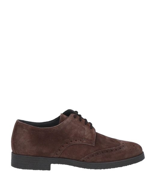 ALBUSCERI Brown Lace-up Shoes for men