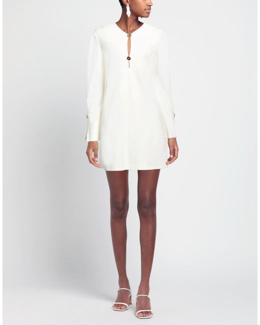 Pinko White Mini Dress