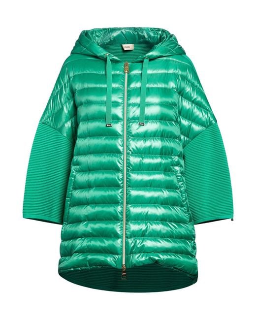 Herno Green Puffer Cotton