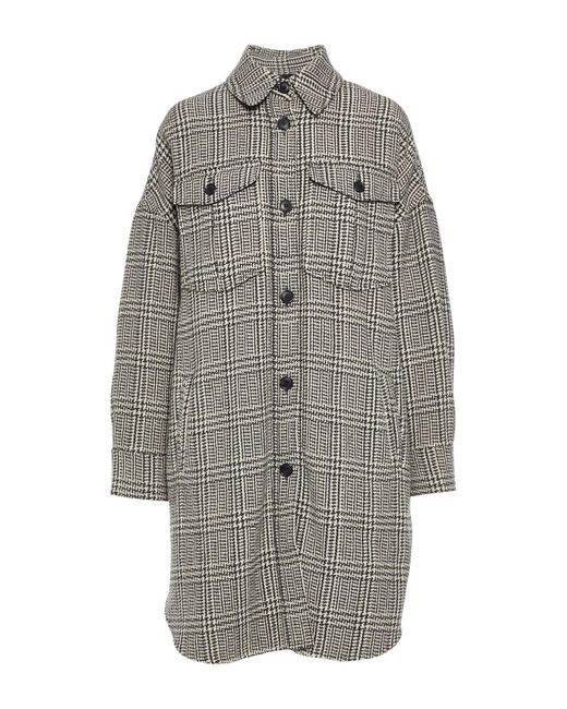 Isabel Marant Gray Overcoat & Trench Coat