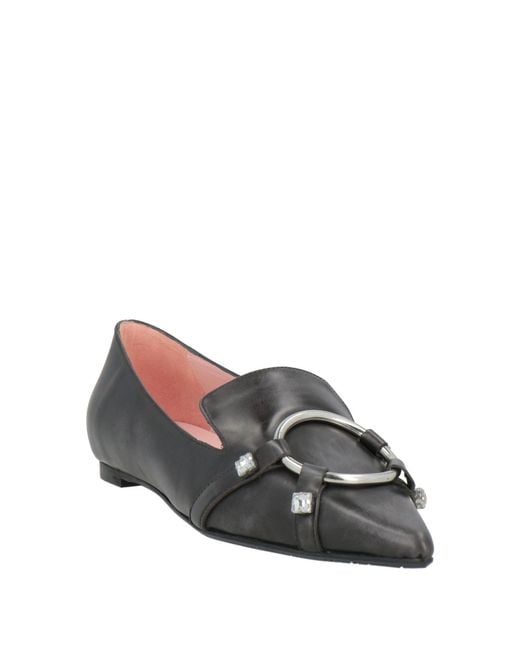 Ras Gray Loafers Leather