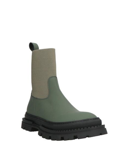 Botines de caña alta Lardini de hombre de color Green