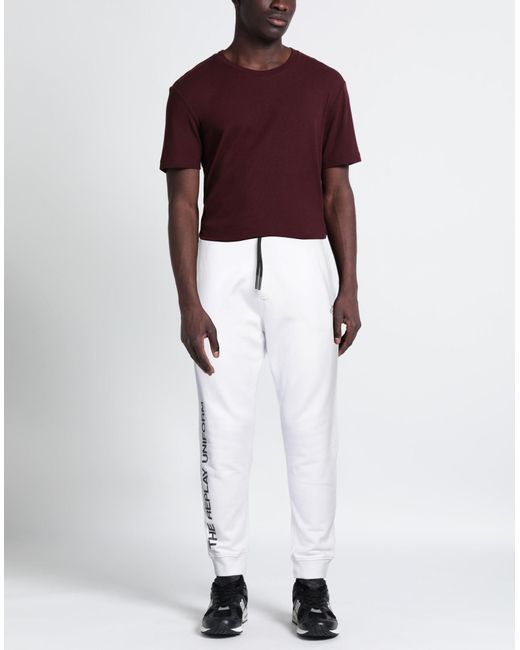 Replay White Trouser for men