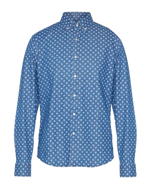 Michael Kors Blue Denim Shirt for men