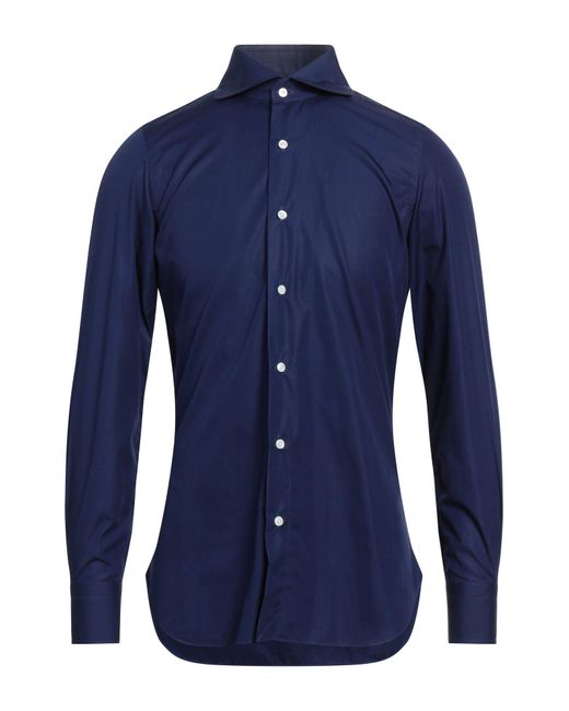 Finamore 1925 Blue Shirt for men