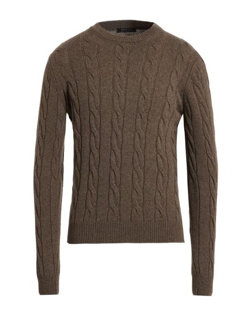 Pullover Aragona de hombre de color Brown