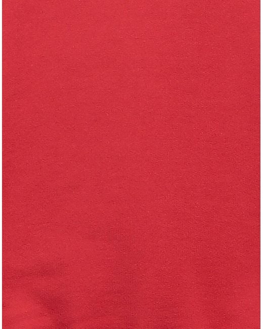 DSquared² Red Bold Maple Leaf Logo Sweatshirt for men
