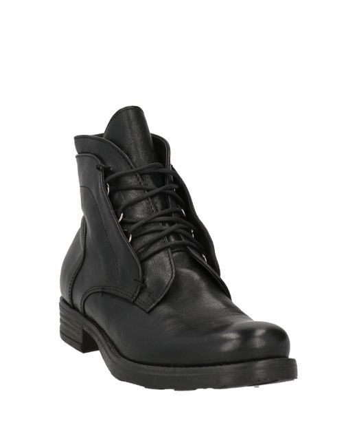 Pawelk's Black Ankle Boots Leather