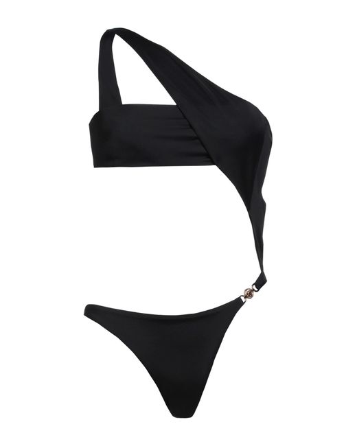 Versace Black One-Piece Swimsuit Polyamide, Elastane