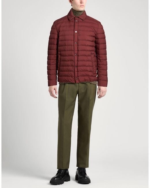 Herno Red Puffers for men