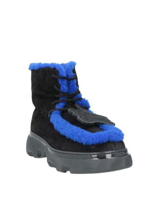 Burberry Blue Ankle Boots for men