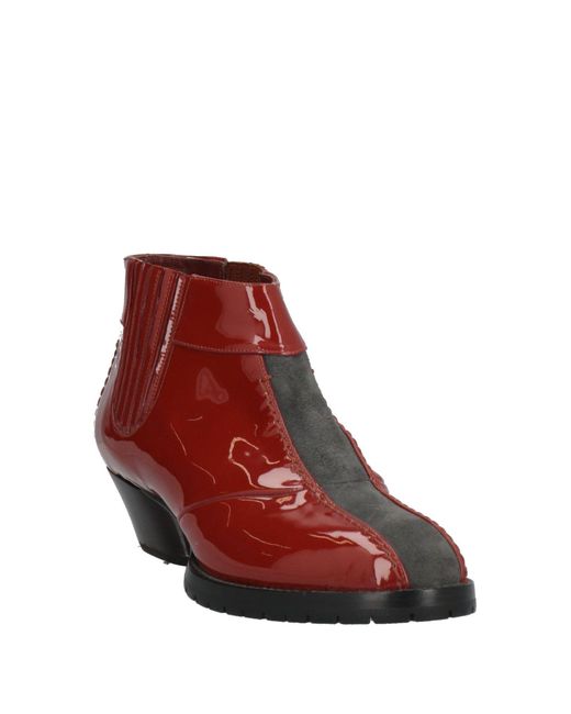 Marc Jacobs Red Ankle Boots