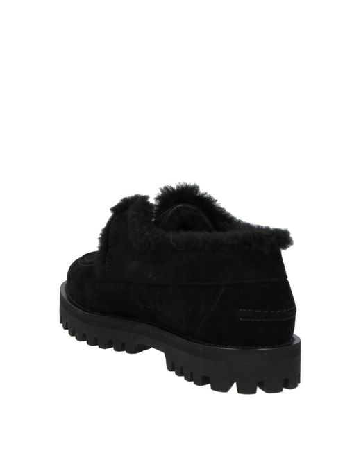 Le Silla Black Loafers Leather