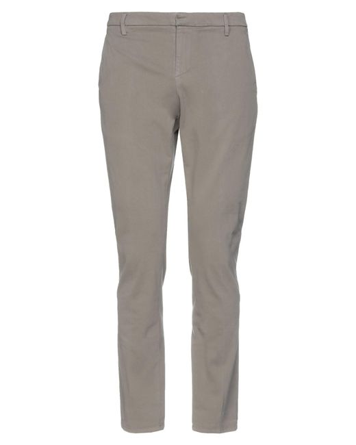 Dondup Mens UP235CS0080PTD920 Grey Cotton Pants Dondup Mens UP235CS0080PTD920 Grey Cotton Pants
