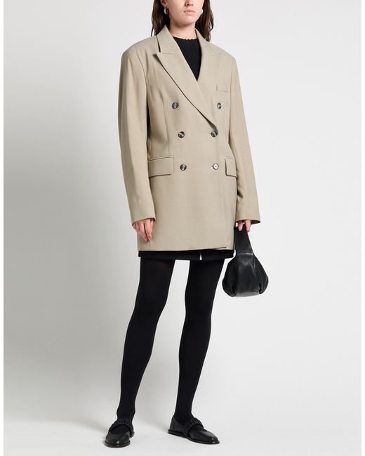 Acne Gray Blazer Viscose, Wool