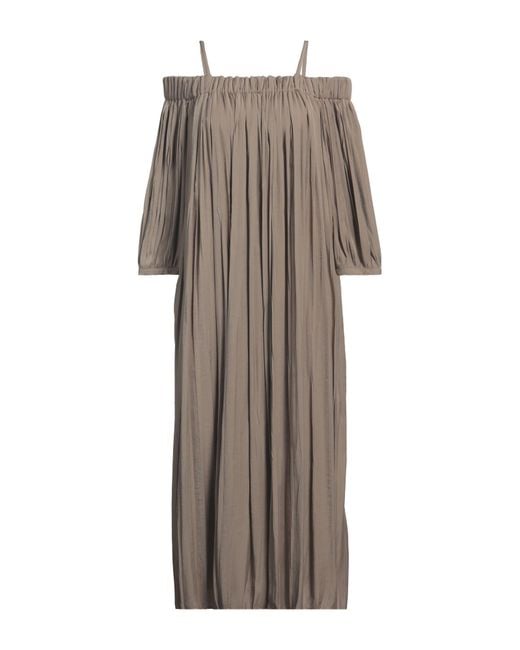Ballantyne Brown Maxi-Kleid