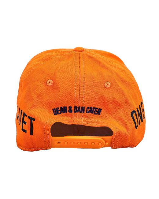 Sombrero DSquared² de hombre de color Orange
