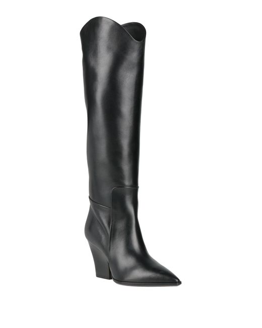 Santoni Black Boot