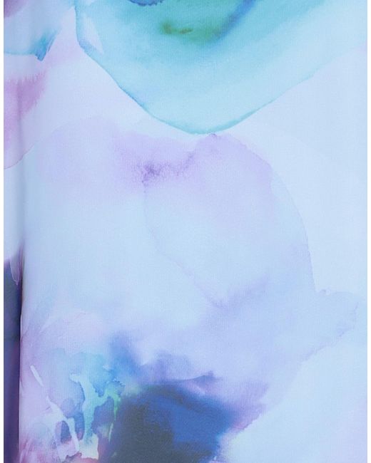 FRANK LYMAN Blue Lilac Mini Dress Polyester