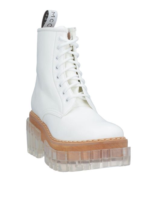 Stella McCartney White Ankle Boots