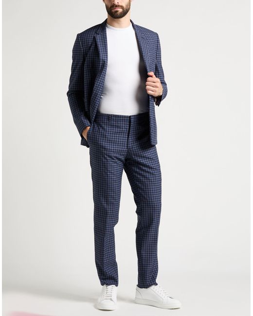 Paul Smith Blue Suit Wool for men