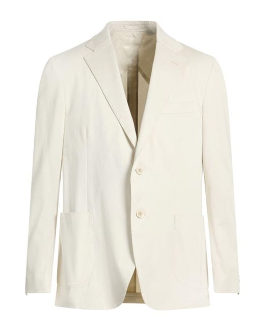 Lardini Natural Blazer Cotton, Elastane for men