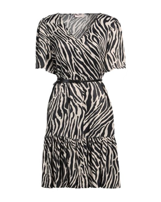 Liu Jo Black Mini Dress Viscose