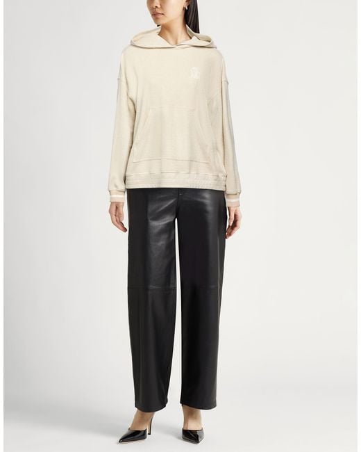 Brunello Cucinelli Natural Sweatshirt Cotton, Viscose, Polyester
