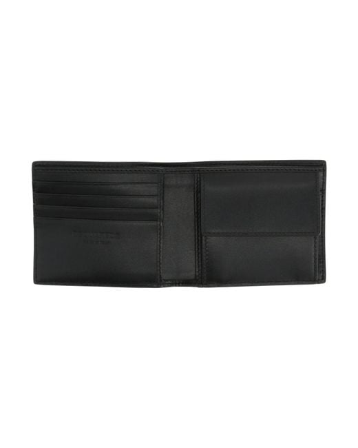 DSquared² Black Wallet Calfskin for men