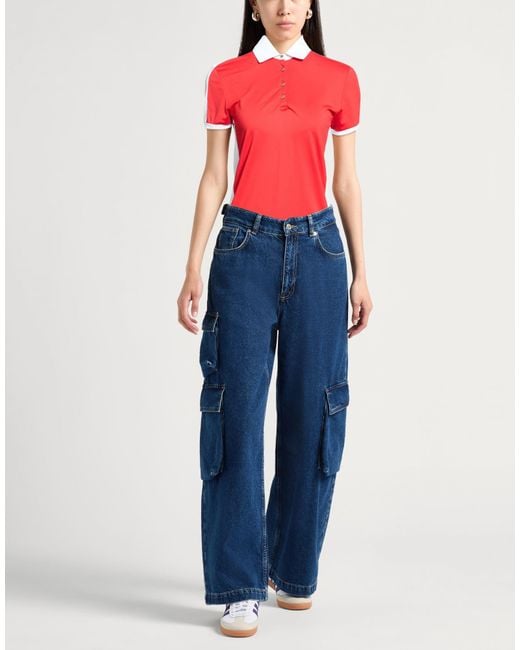 Colmar Red Polo Shirt Polyamide, Elastane