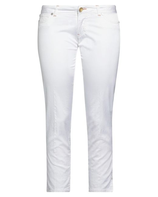 Jacob Cohen White Pants Viscose, Cotton, Elastane