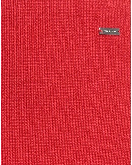 Ferragamo Red Midi-Rock