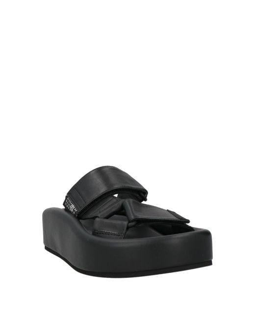 MM6 by Maison Margiela Black Sandals