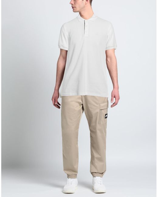 Burberry White Polo Shirt for men
