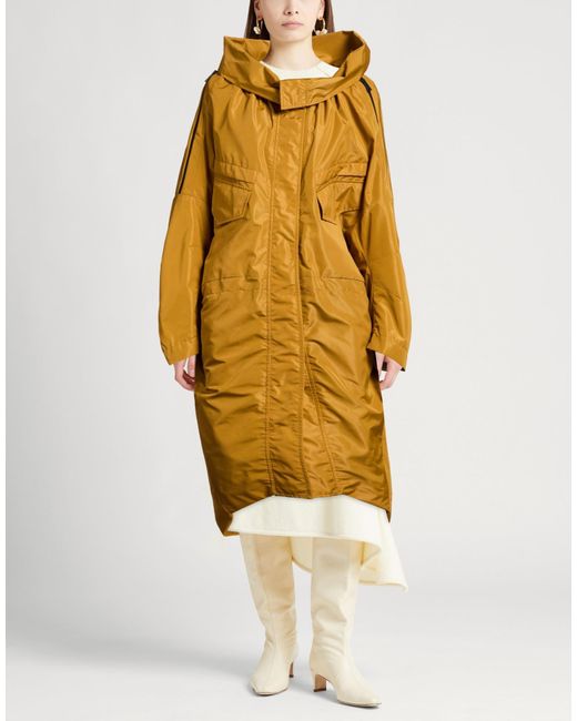Khrisjoy Yellow Overcoat & Trench Coat