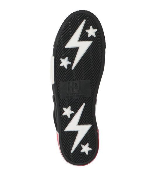 HIDE & JACK Black Sneakers for men