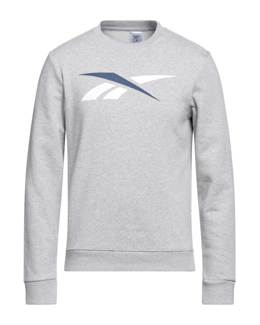 Reebok Gray Sweatshirt for men