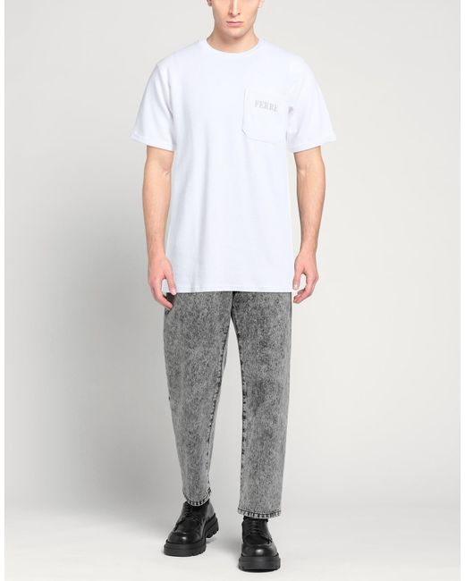 Ferré White T-Shirt for men